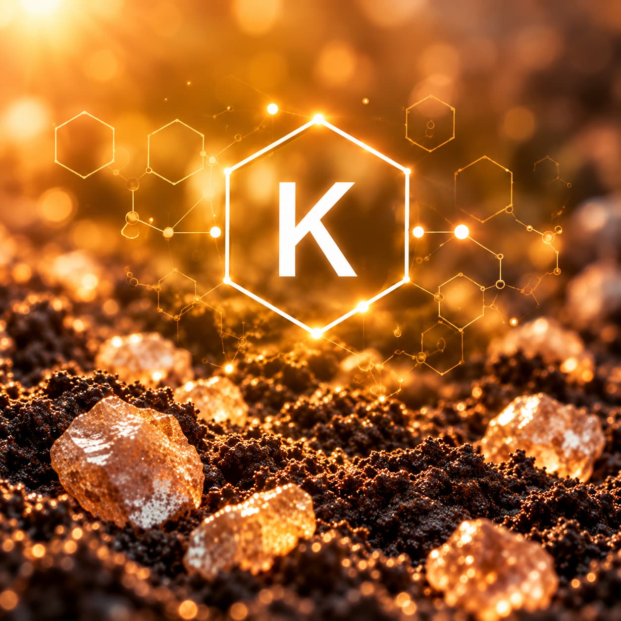 Exchangeable potassium dataset illustration